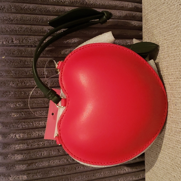 Kate Spade Novelty Picnic micro cherry crossbody handbag purse - Picture 6 of 8
